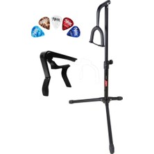 Esranın Dünyası GTR-01C Gitar Standı Sehpası + Capo + Pena Paketi