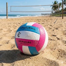 Esranın Dünyası Softtouch Voleybol Topu Res Boyut No: 5  Dikişli Çift Alı Iç ve Dış Mekan Için Maç ve Antrenman Topu (Pompa Hediyeli)