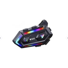 Moxti YY20 5.3 Motosiklet Kask Kulaklık Intercom Işıklı Motorsiklet Interkom