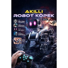 Ensiga Uzaktan Kumandalı Akıllı Robot Köpek 8 Tekerlekli Şarjlı LED Işıklı Müzikli Dans Eden Oyuncak