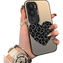 HONTINGA Vivo Y31 5g ile Uyumlu Kılıfı Silikon Kenar Sert Arka Düşüme Önleyici Basitlik Anti Düşme Kamera Korumali Kalp Desen Telefon Kılıfı Kadın ve Erkek Için Uygundur K1-0715