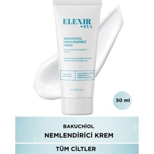 Elexir Eva BAKUCHIOL NEMLENDİRİCİ KREM | YOĞUN NEM DESTEĞİ | CİLT BARİYERİNİ DESTEKLEYEN GÜNLÜK BAKIM KREMİ 50 ML