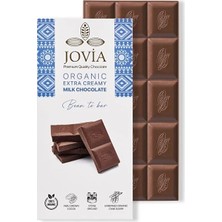 Jovia Organik Ekstra Sütlü Sade Çikolata