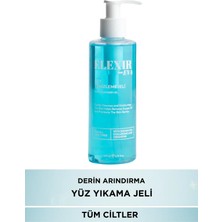 Elexir Eva YÜZ TEMİZLEME JELİ | GÖZENEK ARINDIRICI VE YAĞ DENGELEYİCİ TEMİZLEYİCİ | GÜNLÜK CİLT BAKIMI 200 ML