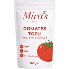 Miras 1934 Domates Tozu - 100 G - Doğal Sebze Tozu