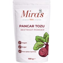 Miras 1934 Pancar Tozu - 100 G - Doğal Sebze Tozu