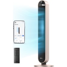 Dreo Pilot Max S 714S Akıllı Sessiz Kule Tipi Vantilatör Wifi Kumandalı 120 Derece Salınımlı Siyah