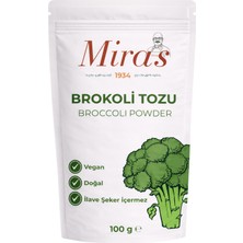 Miras 1934 Brokoli Tozu - 100 G - Doğal Sebze Tozu
