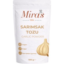 Miras 1934 Sarımsak Tozu - 100 G - Doğal Sebze Tozu