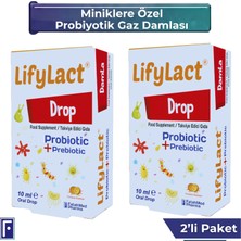 LifyLact Damla 10 ml , Probiyotik, Prebiyotik, Gaz Damlası , 2'li Süper Avantaj