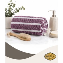 Marla Home %100 Pamuk Dokuma Peştemal Havlu | Plaj & Banyo Havlusu | 100X170 cm