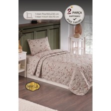 Marla Home Tek Kişilik Pike Takımı | 160X230 cm | Çok Amaçlı Yatak Örtüsü & Battaniye