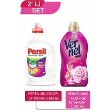 Persil Vernel Max Taze Gül 1,44L + Persil Color Jel 26 Yıkama