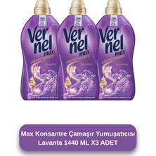 Vernel Max Taze Lavanta 1.44L 60 Yıkama  3'lü  Set