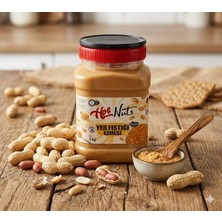 Hoşnuts Yer Fıstığı Ezmesi 1kg (Parçacıklı-Şekerli)