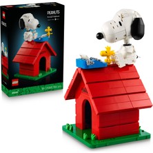 LEGO® Ideas Peanuts: Snoopy’nin Köpek Kulübesi 21368 - Yetişkinler için Snoopy Figürü İçeren Model Yapım Seti (964 Parça)