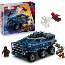 LEGO® ǀ Marvel Örümcek Adam Hapishane Nakliye Aracı Takibi 76349 - 8+ Yaş için 4 Minifigür İçeren Oyuncak Yapım Seti (367 Parça)