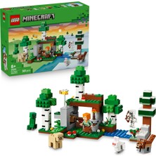 LEGO® Minecraft® İlk Gece Macerası 21593 - 8 Yaş ve Üzeri Çocuklar için 7 Figür İçeren Yaratıcı Oyuncak Yapım Seti (301 Parça)