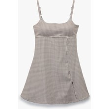 Koton Slim Fit Ip Askılı Pencere Detaylı Mini Spor Elbise