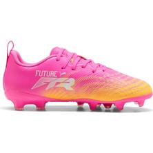 Puma Future 9 Play Fg/Ag Çocuk Pembe Çim Saha Kramponu.05