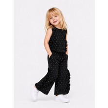 Cg Kids Müslin Damla Baskılı Kız Çocuk Alt Üst Takım Süper Kalite Kumaş