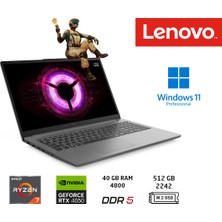 Lenovo loq Amd Ryzen 7 7735HS 40GB Ram 512GB SSD RTX4050 W11 Pro 15.6 IPS 144HZ 83S0002YTR Duddı
