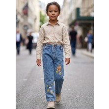 Kaizer Jeans Kar Yıkama Tom Desenli Çocuk Pantolonu