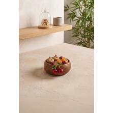 Kitchen Life Kiraz Akasya Görünümlü Çerez Sunum Kasesi-Dekoratif Sunumluk 8,5 cm