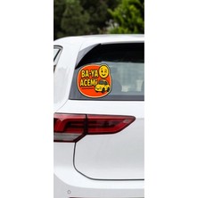 Prime Concept Koç Stüdyo Acemi Sürücü Oto Sticker 15X15 cm