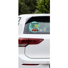 Prime Concept Koç Stüdyo Acemi Sürücü 15X15 cm Oto Sticker