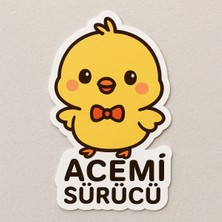 Prime Concept Acemi Sürücü Sticker Çıkartma 15X5 cm
