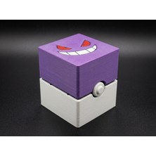 Demirhan3D Gengar Deck Kutusu | Pokemon Kart Saklama Kutusu 👻💜 | 3D Baskı Pla Deck Box & Koleksiyon Ürünü