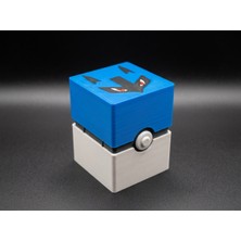 Demirhan3D Lucario Deck Kutusu | Pokemon Kart Saklama Kutusu 🔵⚡ | 3D Baskı Pla Deck Box & Koleksiyon Ürünü