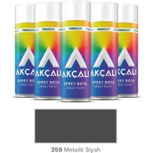 Akçalı Sprey (Metalık Renkler) - Metalık Sıyah 359