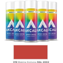 Akçalı Sprey Düz Renkler - Makine Kırmızı 319 400ML