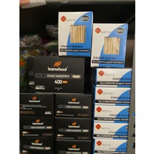 Belirtilmemiş 3 Paket Ahşap Karıştıcı +3 Paket Jelatinli Kürdan