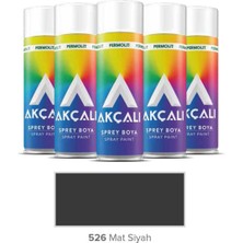 Akçalı Sprey Düz Renkler - Mat Siyah 526 400ML (2ADET)