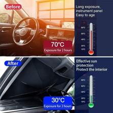 Bowie Çantalı Güneş Geçirmez Ön Cam Güneş Koruyucu Güneşlik Ekstra Kalın Kumaş Isı Geçirmez Araba Gölgeliği Opel Corsa Astra Insignia Için Tam Uyumlu