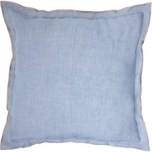 Yargıcı Çift Tarafı Renkli Keten Kumaş Kare Yastık(45x45 Cm)