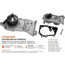 Artea 210100753R Devirdaim Su Pompası Renault Clio Iı Clio Iıı Fluence Kangoo Laguna Megane Uyumlu