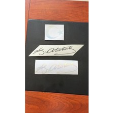 Prime Concept 3 Lü Set , Atatürk Hologram Imza , Siyah Imza , Hologram Ay Yıldız Oto Sticker