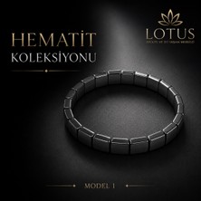 🖤 Dark Noble Hematit Koleksiyonu – Premium Doğal Taş Unisex Bileklik Serisi | Lotus Atölye ve İyi Yaşam Merkezi