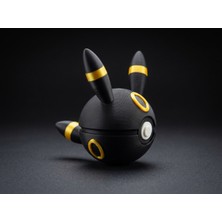 Demirhan3D Pokeball Umbreon Figürü | Pokemon Dekoratif 3D Baskı Pla Model 🌙⚡ | Doğa Dostu Koleksiyon Ürünü