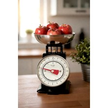 Kitchen Life 90’s Style Retro Analog Mutfak Terazisi 2 kg Kapasiteli Mutfak Tartısı