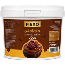 Dondo Soğuk Jöle Çikolata Aromalı 7 kg – Pasta, Tart ve Tatlılar Için Profesyonel Parlak Soğuk Pasta Jölesi