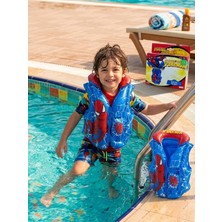 Direkstoktan Marvel Spider-Man Çocuk Şişme Can Yeleği 45X33CM 3-6 Yaş Swim Vest / Outlet Ürün