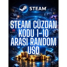 Epinline Steam Cüzdan Kodu 1-10 Arası Random Usd