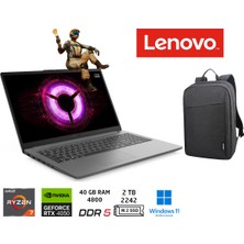 Lenovo loq Amd Ryzen 7 7735HS 40GB Ram 2tb SSD RTX4050 W11 Pro 15.6 IPS 144HZ 83S0002YTR Duddı Çanta