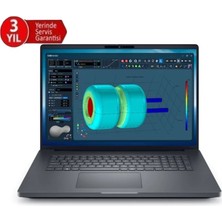 Dell 18” Pro Max Plus MB18250_3 Ultra 9 285HX-32GB Ddr5 Ram-1tb NVME-12GB Rtx PRO3000 BWL-W11P Taşınabilir Iş Istasyonu
