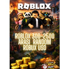 Epinline Roblox 300-2500 Arası Random Robux Usd